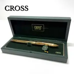 【極美品】CROSS クロス ゴールド ボールペン 箱付き 青インク 高級筆記具のサムネイル