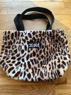x-girl ヒョウ柄 ハンドバッグ