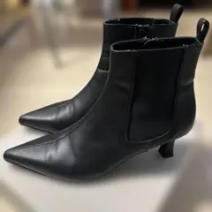 ジーナシス　サイドゴアポインテッドトゥブーツ