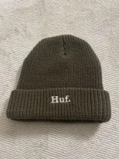 オリーブグリーン ニット帽 Huf. Fuck It