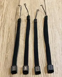 任天堂 Wii・WiiU リモコン ストラップ 4本セット ❶ 国内正規品