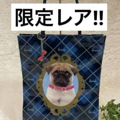 犬柄 トートバッグ