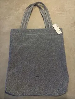 LAKOLE ラメニットトートバッグ シルバー