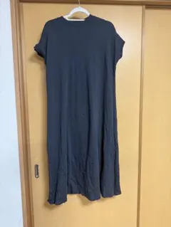 A DAY IN THE LIFE グレー ロングワンピース 半袖