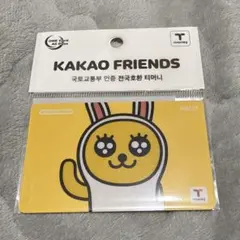 カカオフレンズ　ムジ　交通カード　t money