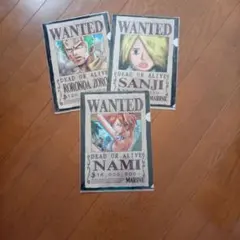 非売品／ONE PIECE（ワンピース） クリアファイル　 3枚セット
