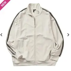 新品 クロシェライントラックジャケット ワークマン アイボリー Mサイズ