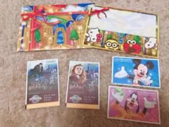 USJ ディズニー使用済みチケット　ポストカードのサムネイル