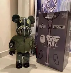 BE@RBRICK BAPE x Alpha 1000% フィギュア - メルカリ