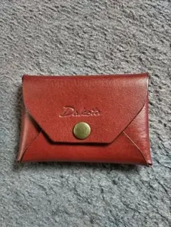 Dakota レザー コインケース 小銭入れカードケース レッド