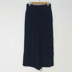 アーバンリサーチ サニーレーベル ガウチョパンツ 後ろゴム 濃紺 F