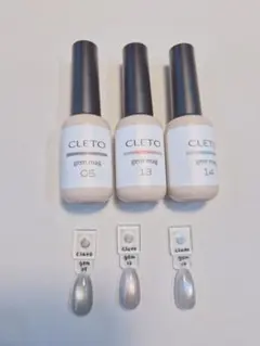 CLETO gem mag ネイルカラー 3本セット