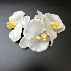 ホワイト胡蝶蘭 ヘッドドレス 3個セット