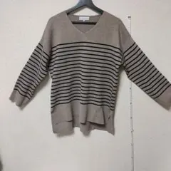 SEASON REASON by Lin.&Red ボーダー ニット