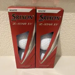 SRIXON Z-STAR XV ゴルフボール 2箱セット　ホワイト