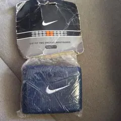 Nike DRI-FIT ネイビーリストバンド 2個入りのサムネイル