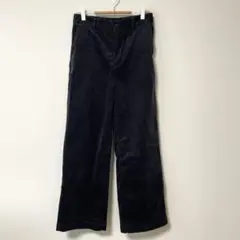 無印良品 コーデュロイパンツ ブラック M レディース