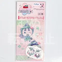 フリュー 忍たま乱太郎　ふんわり桜もちぴこ ステッカー クリアカード 潮江 立花