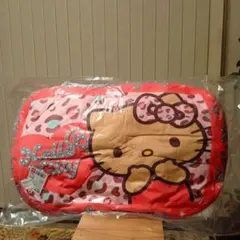 HELLO KITTY レオパード柄クッション 約60cm x 40cm