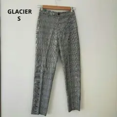 GLACIER ハニーズ グレンチェック テーパードパンツ S オフィス 通勤のサムネイル