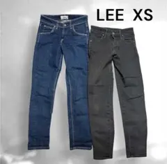 【2本セット】Lee リー デニムパンツ XS スキニー ストレッチ 9号 YU