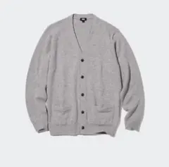 UNIQLO グレー Vネックカーディガン