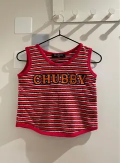2000s当時物 チャビーギャング　ボーダーロゴトップス　タンクトップ　バスケ風