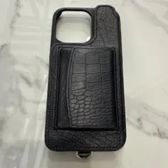 【新品未使用】DEMIU ブラックスタッズiPhone13PRO デミウルーボ 新品未使用】DEMIU ブラックスタッズiPhone13PRO デミウルーボ