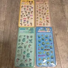 ディズニー ぷくぷくシール　プクプク　ぷっくり　4点セット モンスターズインク