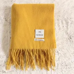 FAIRFAX カシミヤ100% イエローマフラー