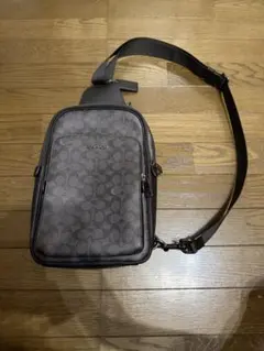 COACH コーチ ボディバッグ ブラック ワンショルダー メンズ C2421