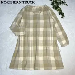 NORTHERN TRUCK コットン100% ワンピース チェック ポケット