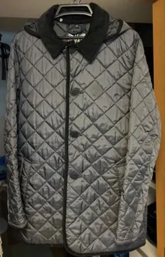 LAVENHAM グレー キルティングジャケット M