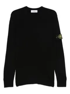 STONE ISLAND クルーネック ニット ブラック　8015514D8のサムネイル