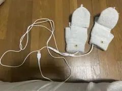 [EMMEXX] 【冬用速暖手袋】メンズ 手袋 電熱グローブ 指切り カバー