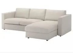 IKEA バックセーレン 1.5人がけ ソファ ベージュ - メルカリ