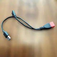 【中古】給電機能付micro USB OTGケーブル