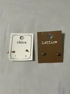 chica Lattice ピアス 2点セット