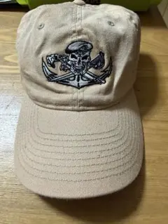【希少】米海軍特殊船艇部隊 SWCC ロゴ FLEXFIT ベージュキャップ