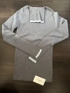 ロージーモンスター　バイカラーハイネックニット