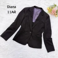 【Diana】Lサイズ　テーラードジャケット　シングルポケット付き　美品　洗える