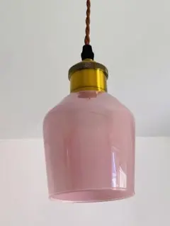 ピンク　パステルミルキーカラー　ペンダントライトモダン オシャレ照明