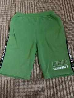 マインクラフト MINECRAFT キッズ ハーフパンツ グリーン