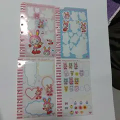 平成レトロ MEZZO PIANO キャラクターシール ベリエちゃん 2005年