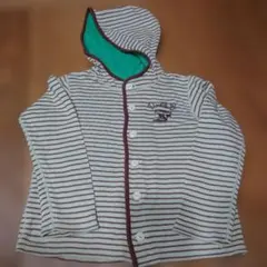 Double.B カーディガンパーカーリバーシブル120位?ミキハウスダブルＢ