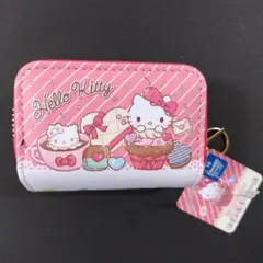 【新品・未使用】Hello Kitty 　Wファスナーコイン&キーケースのサムネイル