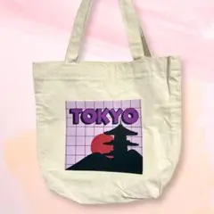 TOKYO プリント エコバッグ トートバッグ