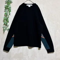 a1709 ロフトスキー AFYF 切替 スウェット トレーナー 黒 フリーのサムネイル