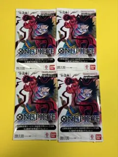 ワンピースカード　WJ豪華作家陣描き下ろしセット　4パック　応募者全員サービス