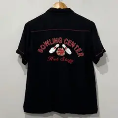 Felix the Cat ボウリングシャツ ブラック Mロカビリー - メルカリ